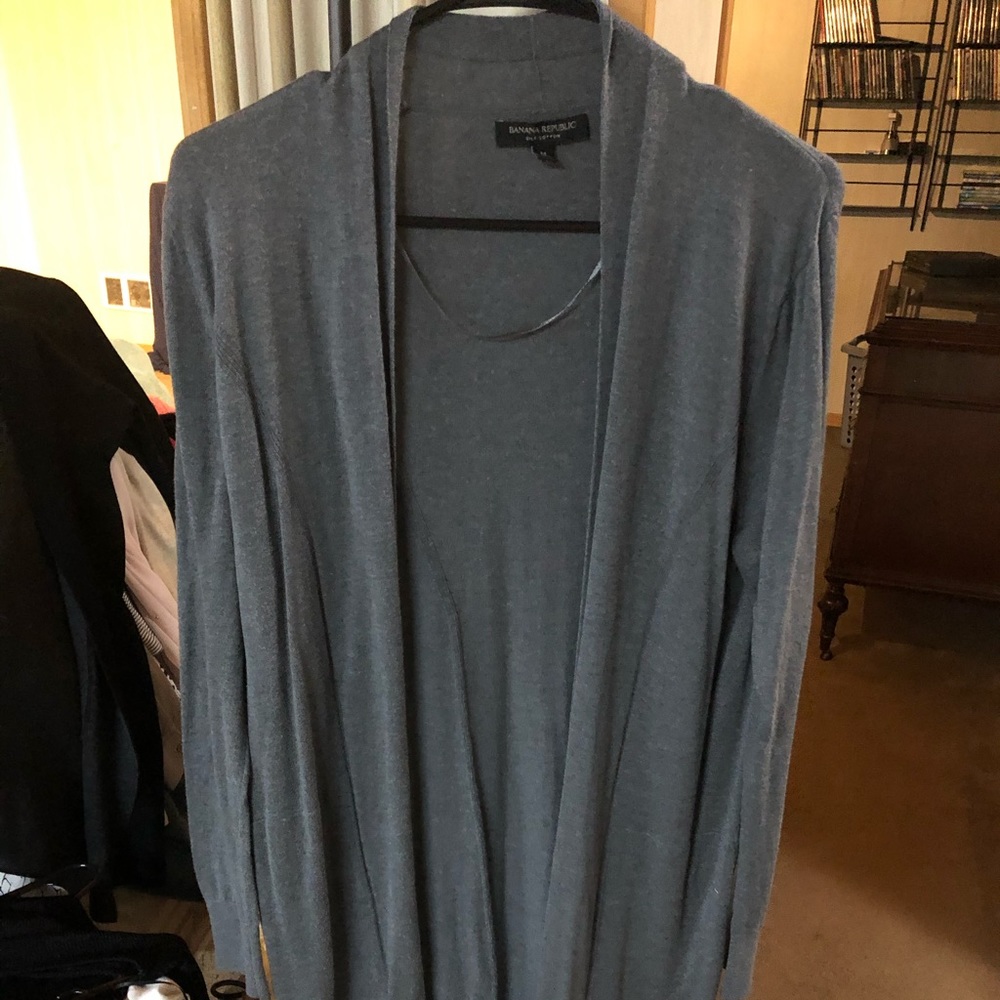 Banana Republic Silk Cotton Cardigan